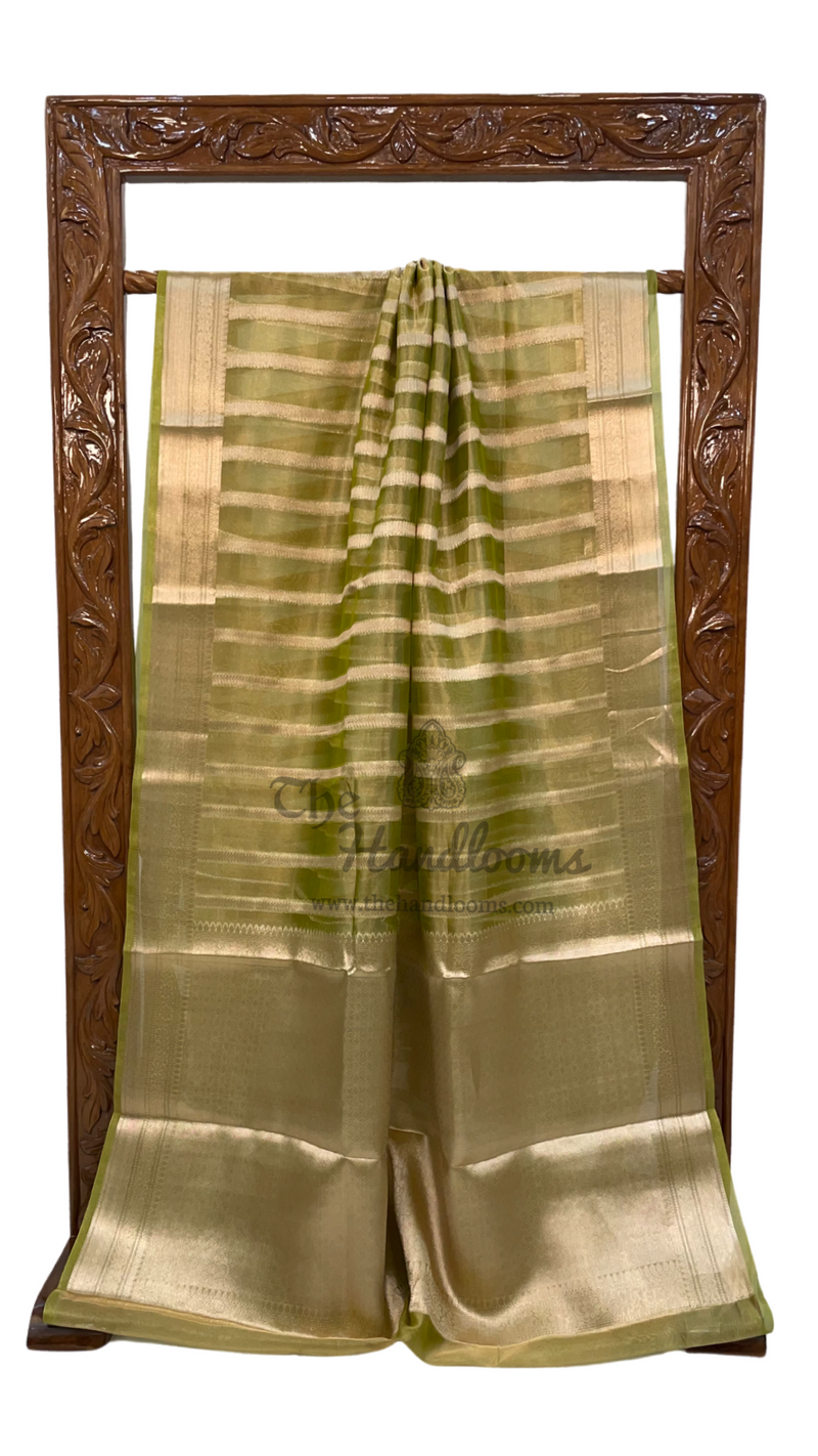 Pure Kora Tissue Handloom Banarasi Saree - The Handlooms