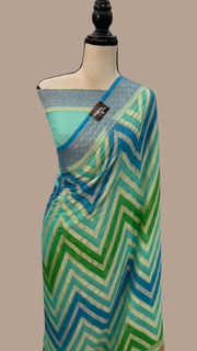 Rangkat Pure Chiffon Khaddi Banarasi Saree - The Handlooms