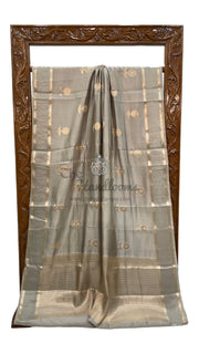 Pure Mango Silk Banarasi Handloom Saree - The Handlooms