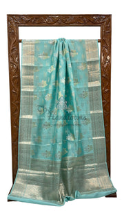 Pure Mango Silk Banarasi Handloom Saree - The Handlooms