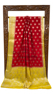Pure Chiniya Silk Handloom Banarasi Saree - The Handlooms