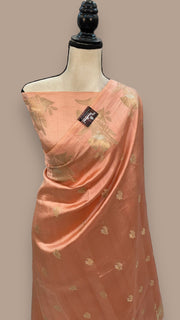 Pure Mango Silk Banarasi Handloom Saree - The Handlooms