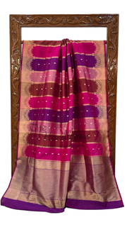 Pure Katan Silk Banarasi Handloom Saree - Rangkat - The Handlooms
