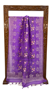 Pure Organza Chikankari Handloom Banarasi Saree - The Handlooms