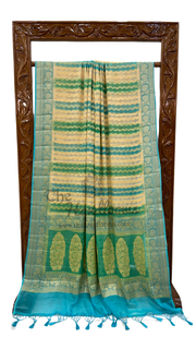 Rangkat Pure Chiffon Khaddi Banarasi Saree - The Handlooms