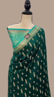 Pure Chiniya Silk Handloom Banarasi Saree - The Handlooms