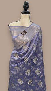 Pure Mango Silk Banarasi Handloom Saree - The Handlooms