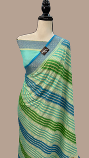 Pure Chiffon Khaddi Banarasi Saree - The Handlooms