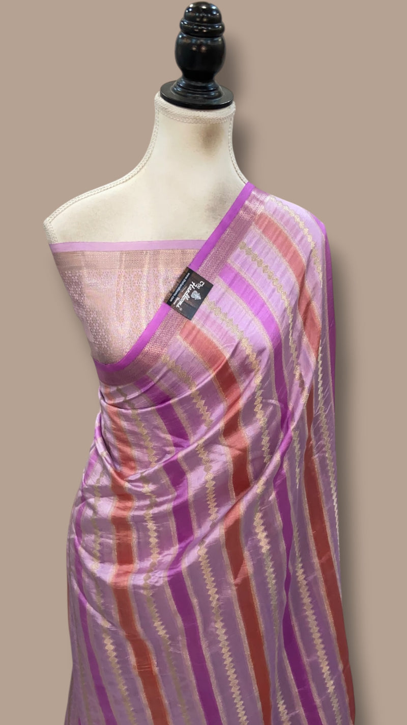 Pure Mango Silk Banarasi Handloom Saree