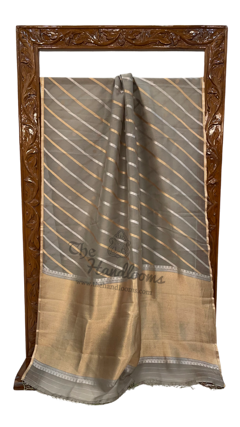 Pure Kora Handloom Banarasi Saree - The Handlooms