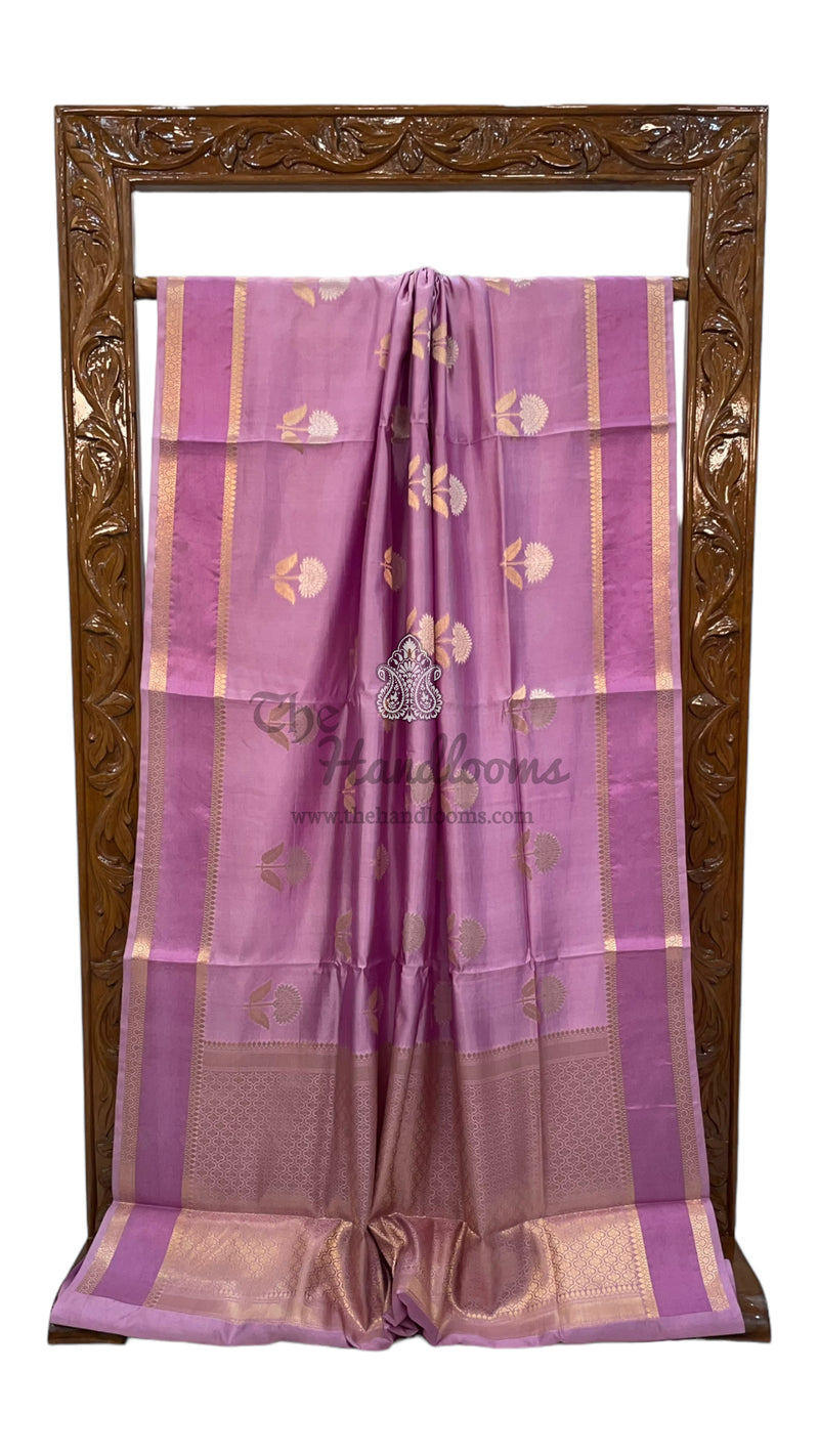 Pure Mango Silk Banarasi Handloom Saree - The Handlooms