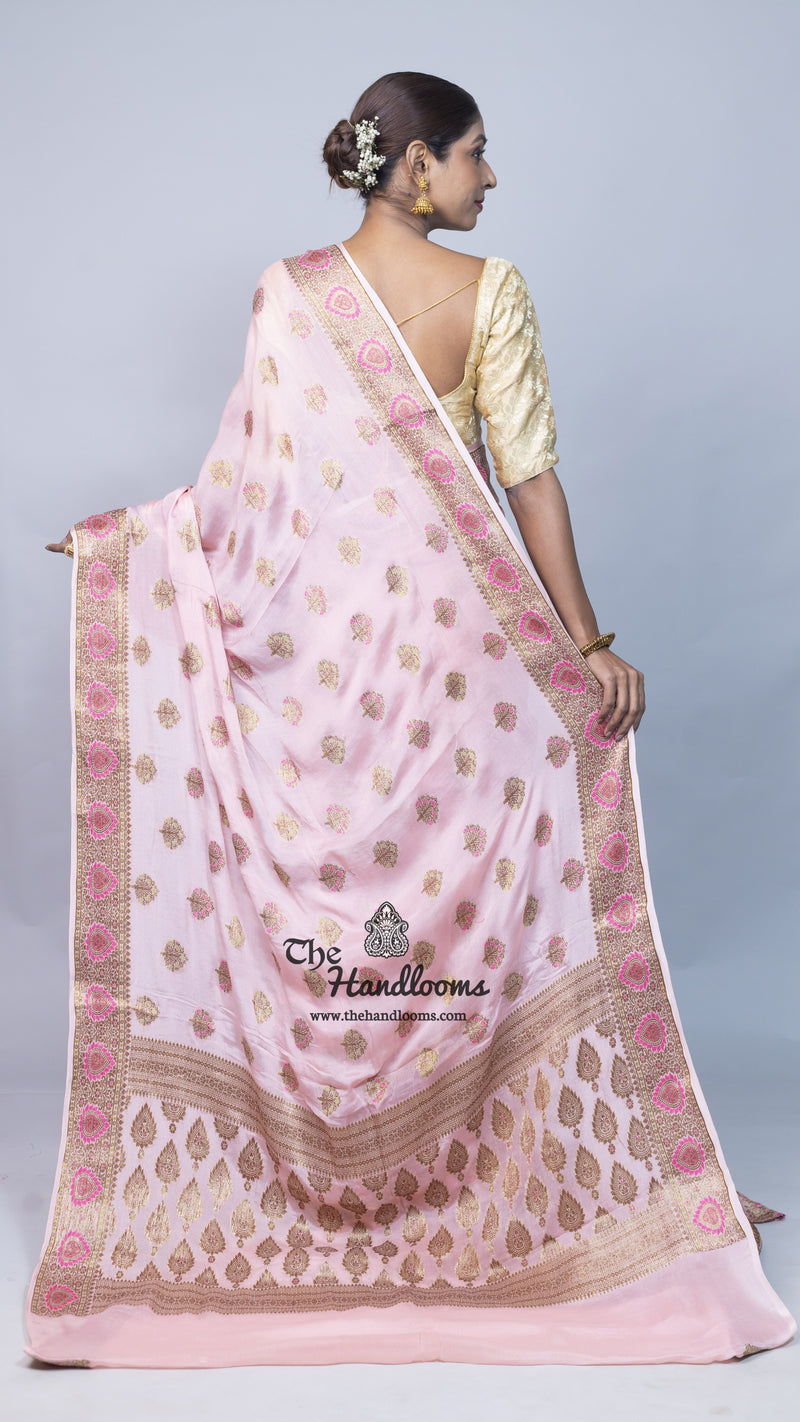 Pure Chiffon Khaddi Banarasi Saree