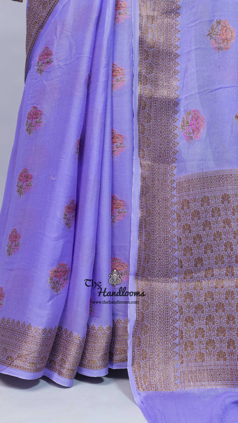 Pure Chiffon Khaddi Banarasi Saree