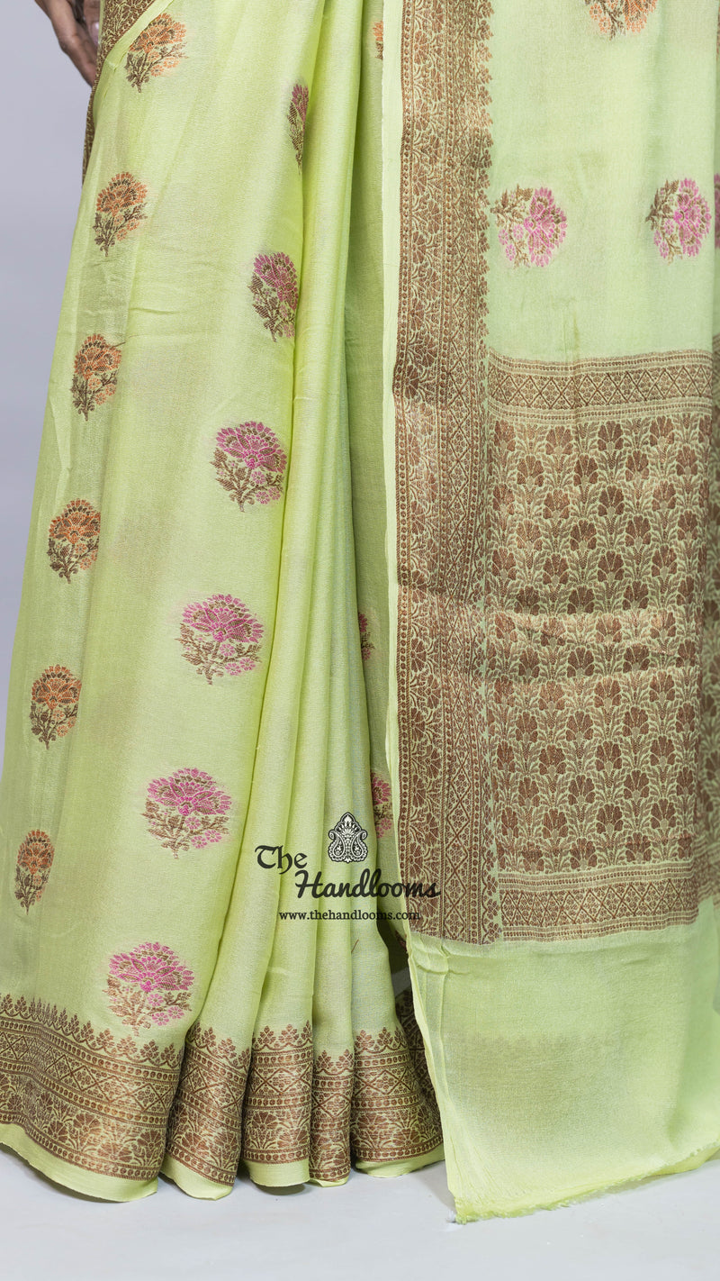Pure Chiffon Khaddi Banarasi Saree