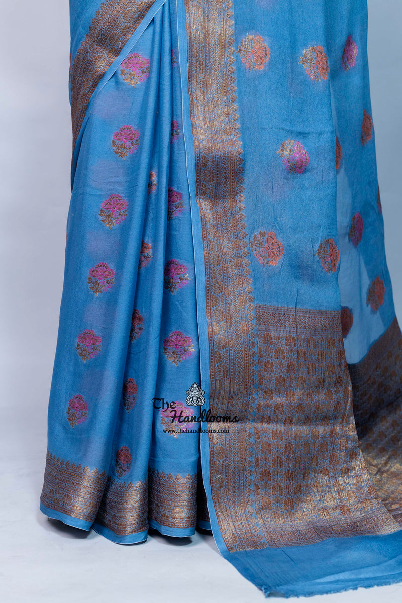 Pure Chiffon Khaddi Banarasi Saree