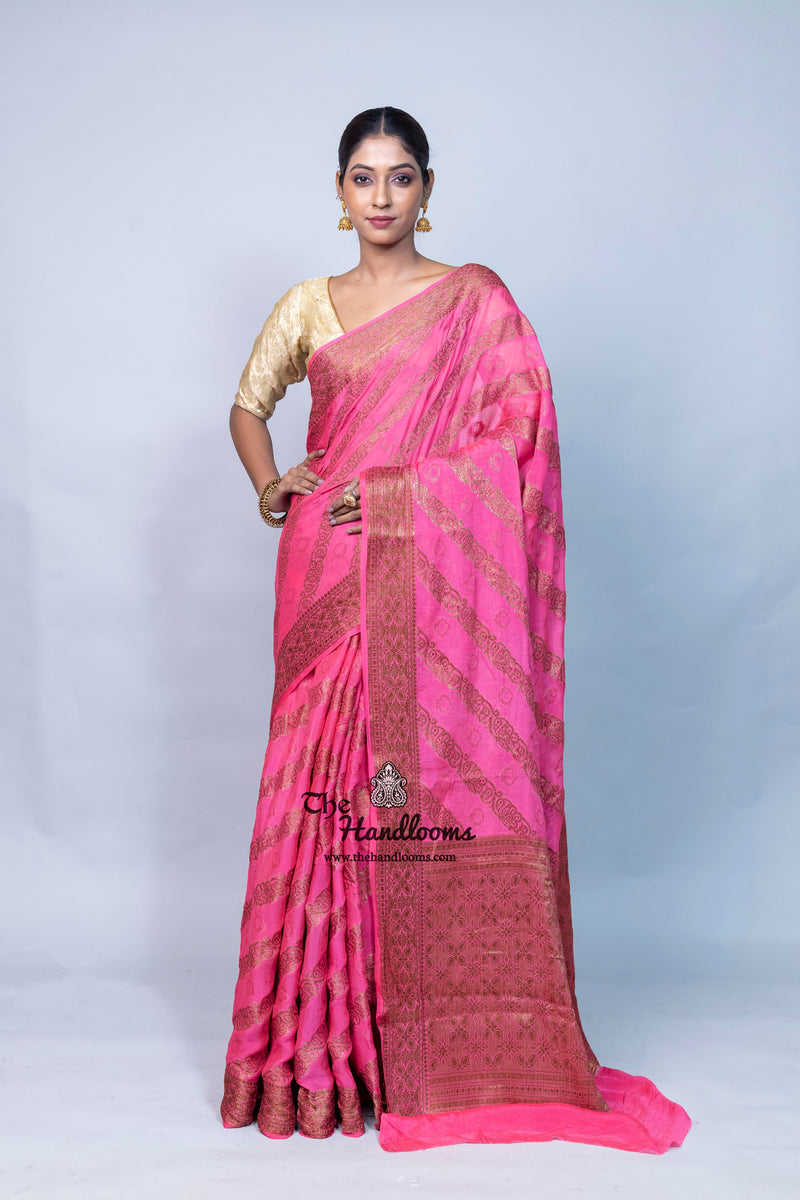Pure Chiffon Khaddi Banarasi Saree