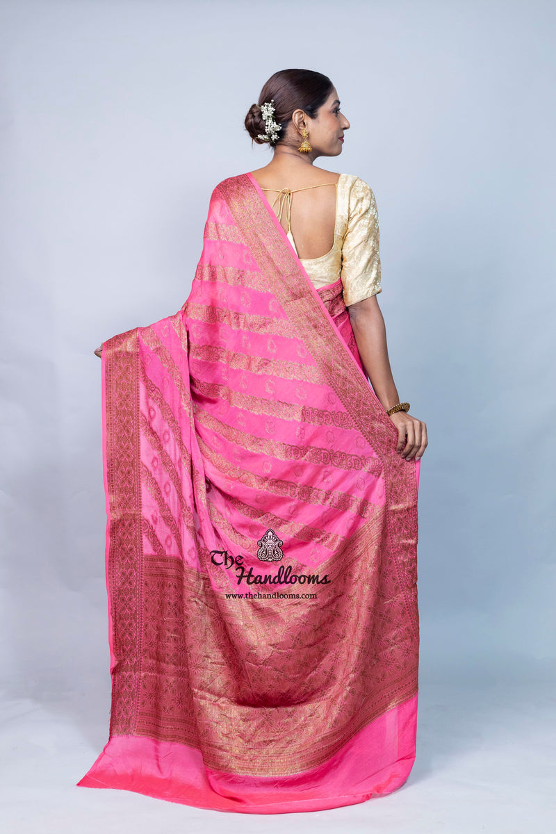 Pure Chiffon Khaddi Banarasi Saree