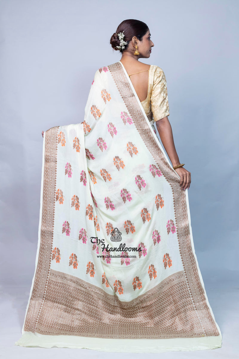 Pure Chiffon Khaddi Banarasi Saree