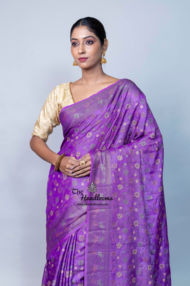 Pure Butter Crepe Banarasi Saree