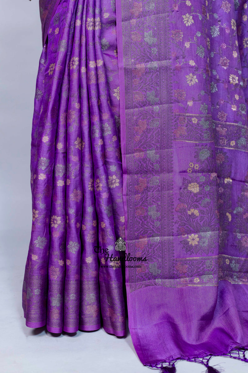 Pure Butter Crepe Banarasi Saree