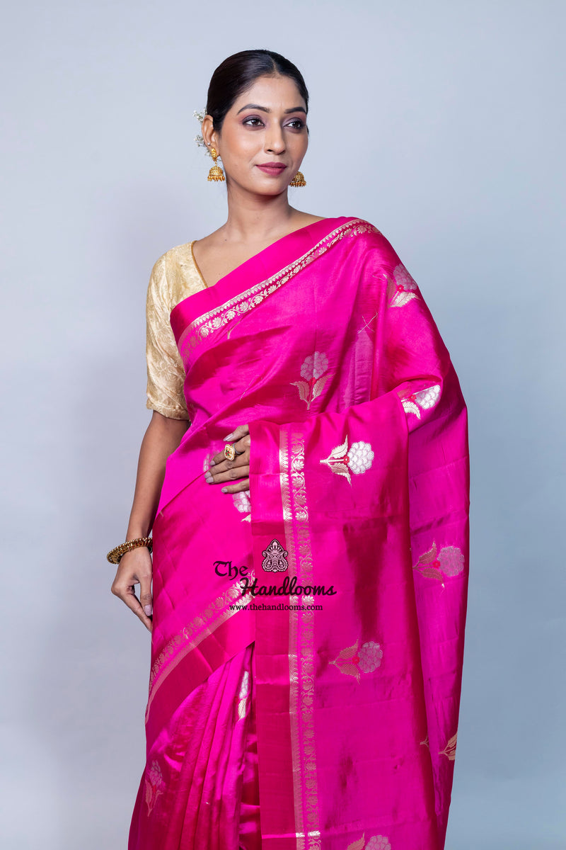 Pure Mango Silk Banarasi Handloom Saree