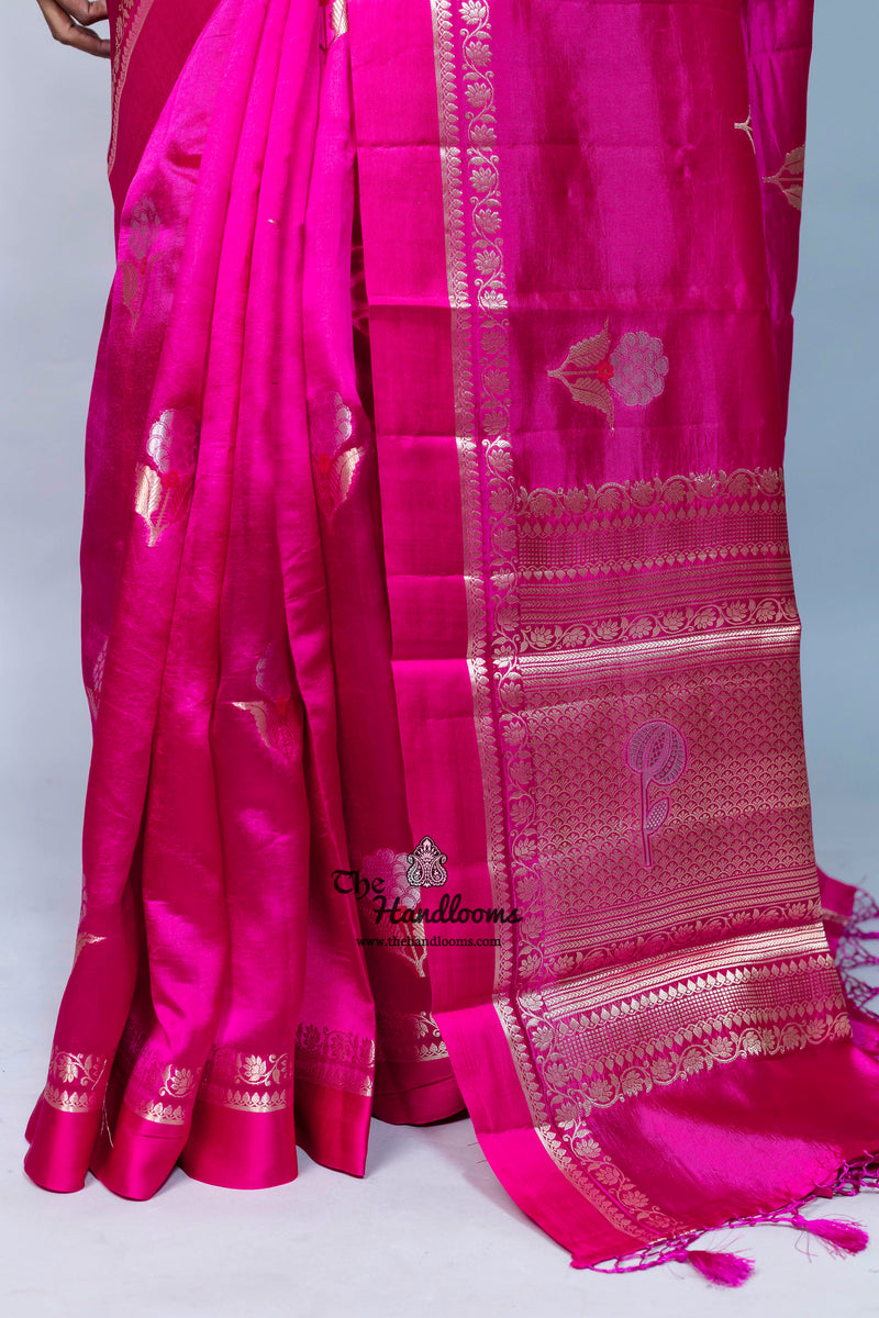 Pure Mango Silk Banarasi Handloom Saree
