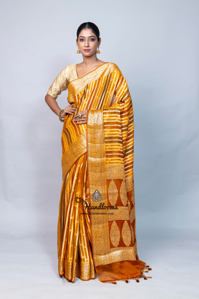 Pure Chiffon Khaddi Banarasi Saree