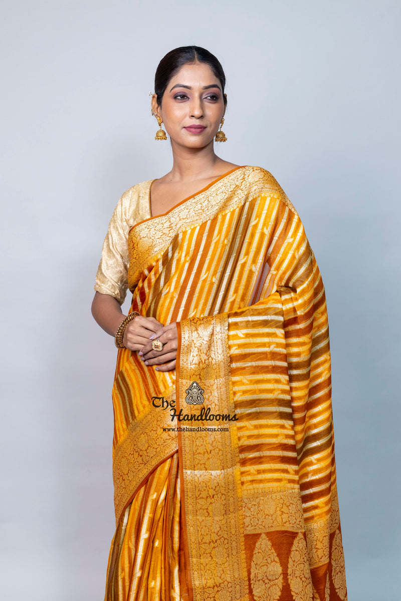 Pure Chiffon Khaddi Banarasi Saree