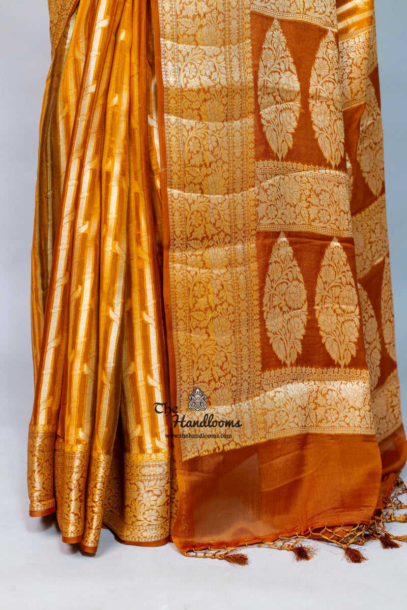 Pure Chiffon Khaddi Banarasi Saree