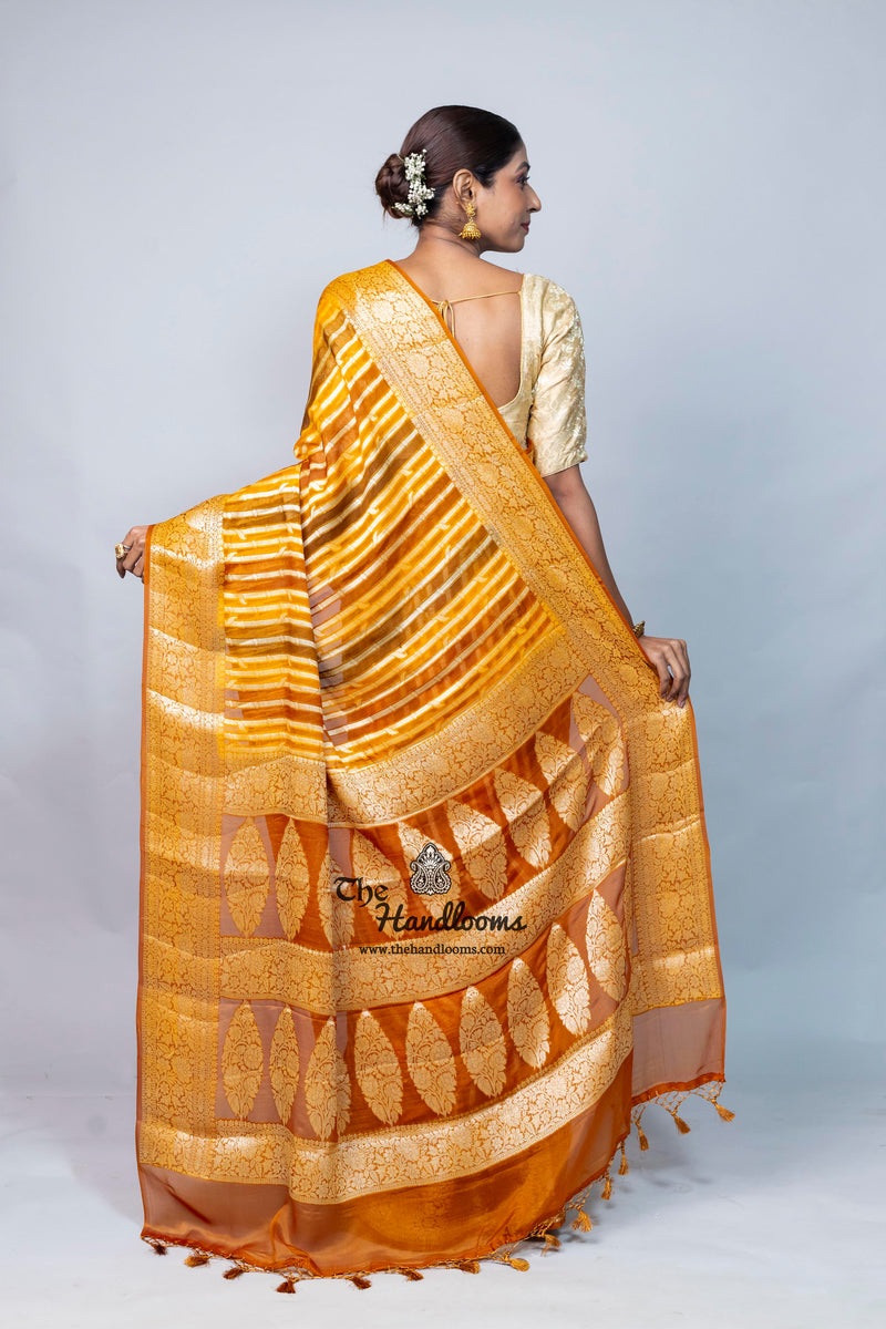 Pure Chiffon Khaddi Banarasi Saree