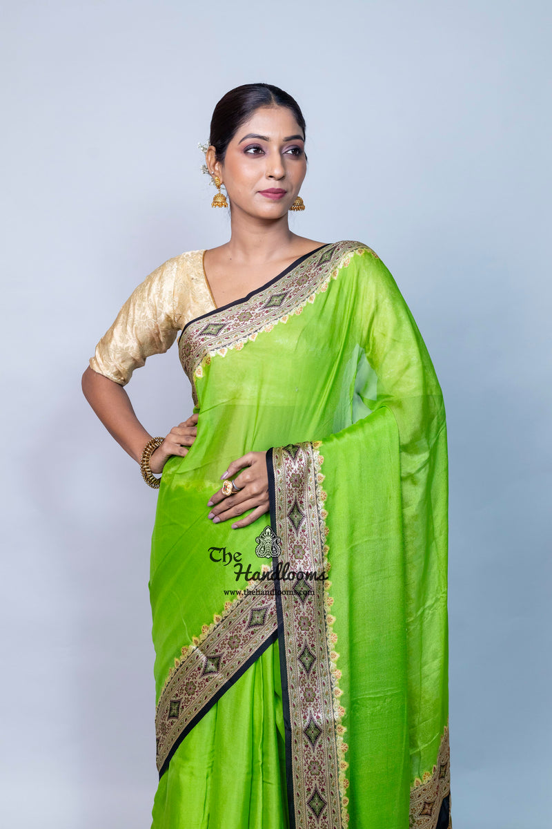 Pure Chiffon Khaddi Banarasi Saree