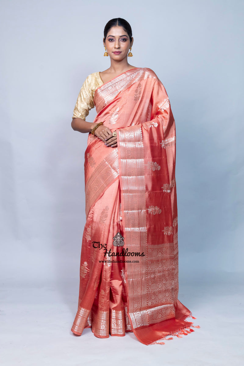 Pure Mango Silk Banarasi Handloom Saree