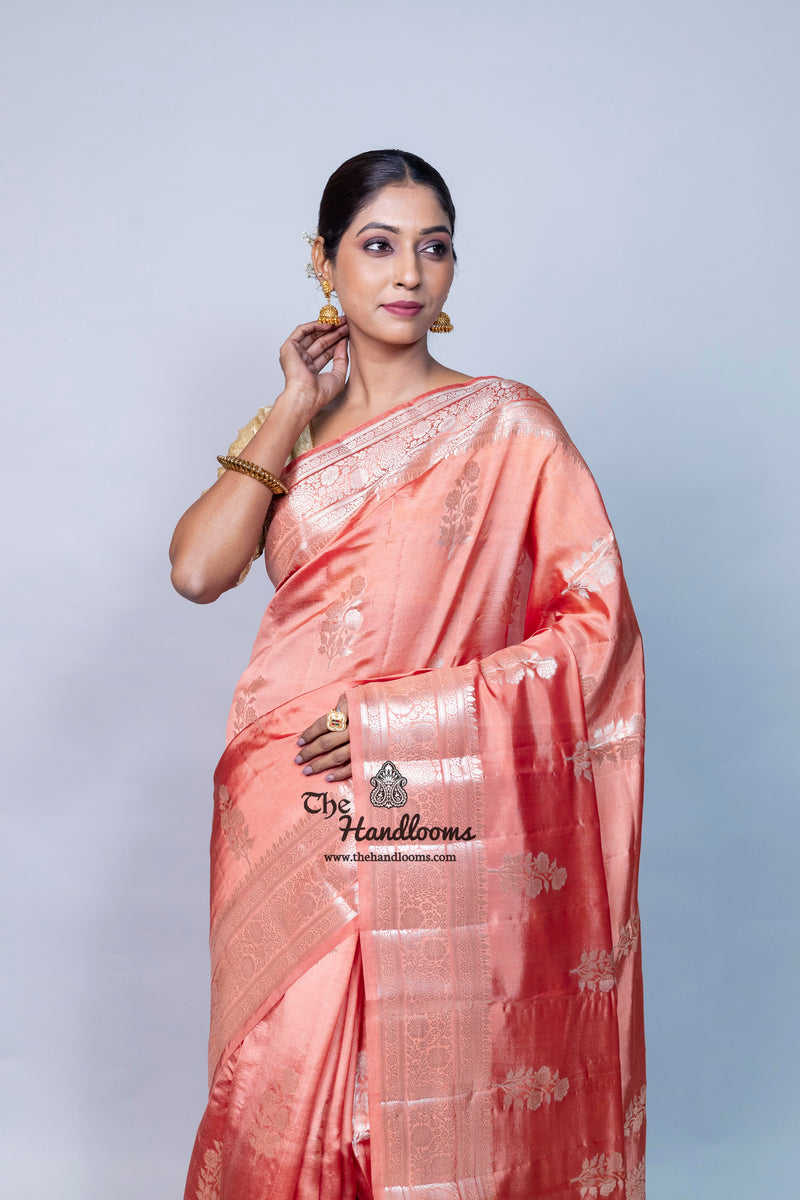 Pure Mango Silk Banarasi Handloom Saree