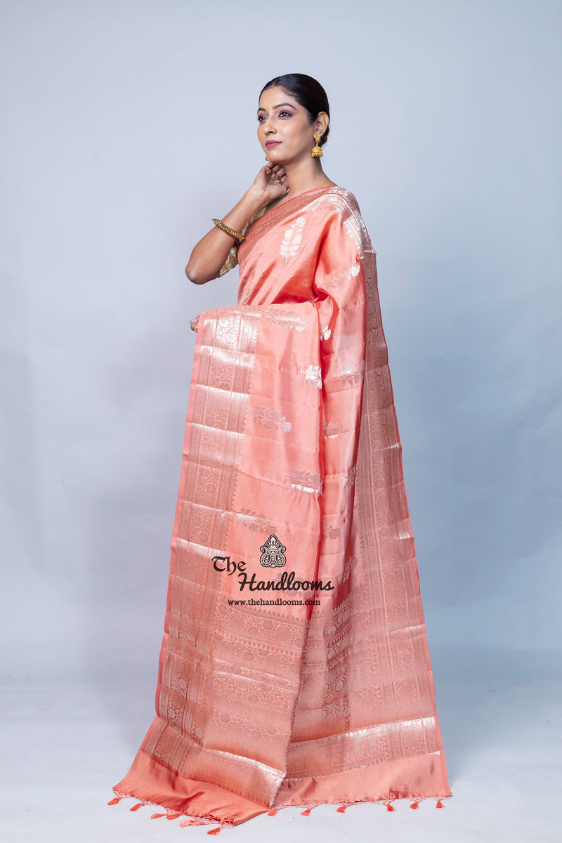 Pure Mango Silk Banarasi Handloom Saree