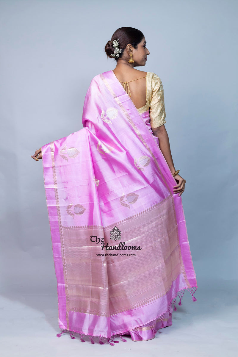 Pure Mango Silk Banarasi Handloom Saree
