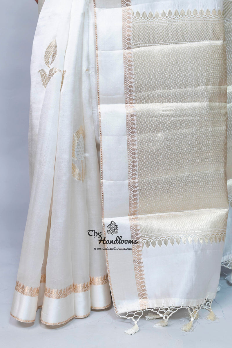 Pure Mango Silk Banarasi Handloom Saree