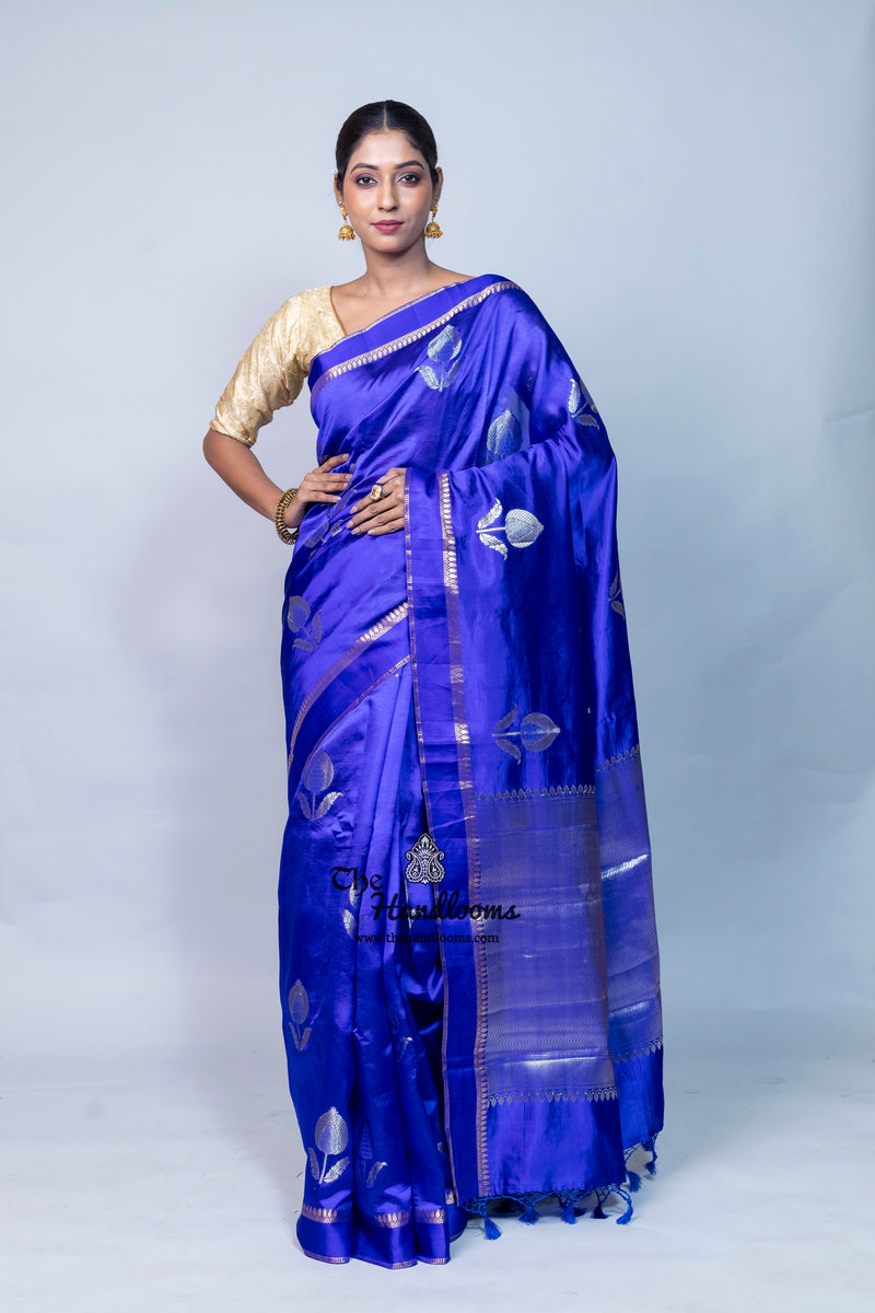 Pure Mango Silk Banarasi Handloom Saree