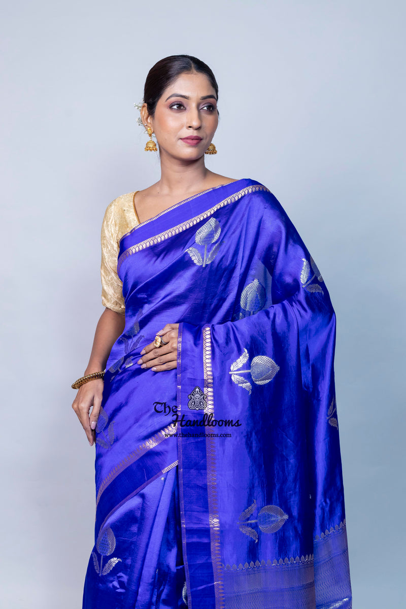 Pure Mango Silk Banarasi Handloom Saree