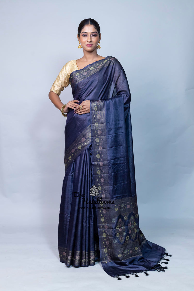 Pure Butter Crepe Banarasi Saree