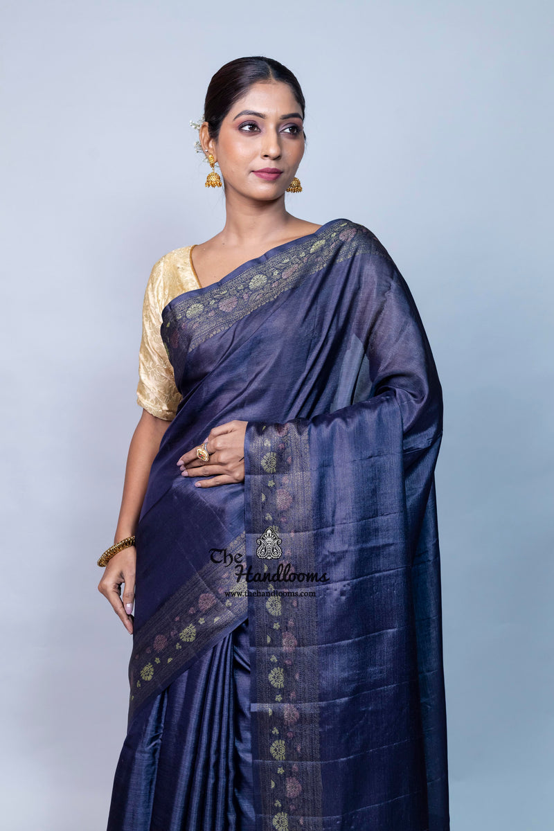 Pure Butter Crepe Banarasi Saree