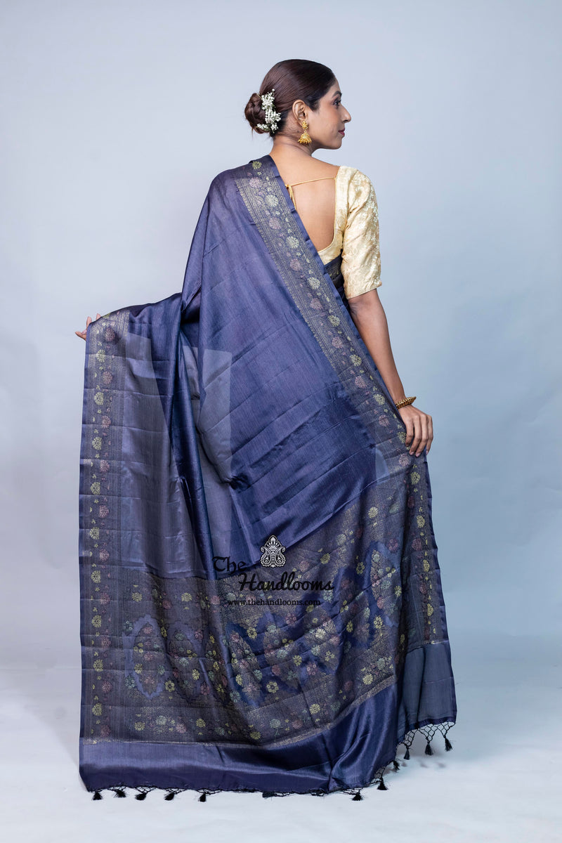 Pure Butter Crepe Banarasi Saree