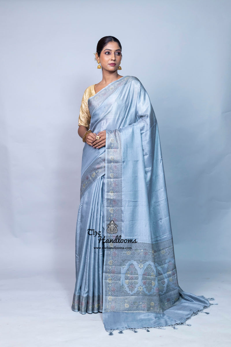 Pure Butter Crepe Banarasi Saree