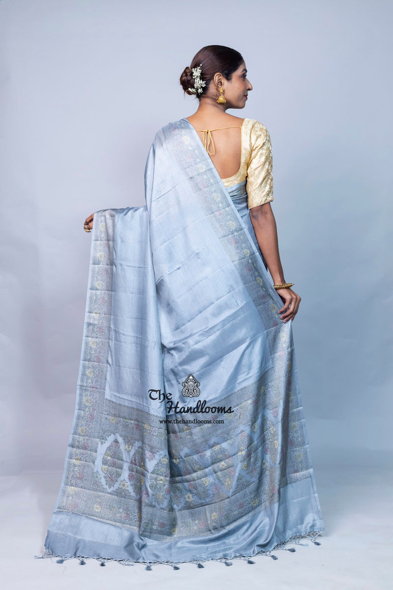 Pure Butter Crepe Banarasi Saree