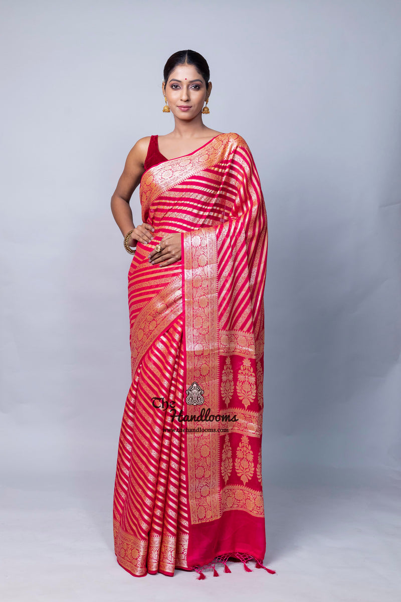 Pure Chiffon Khaddi Banarasi Saree