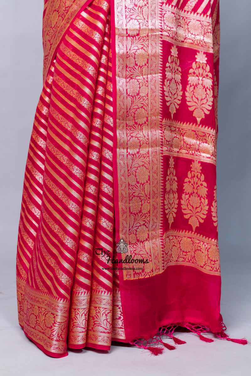 Pure Chiffon Khaddi Banarasi Saree