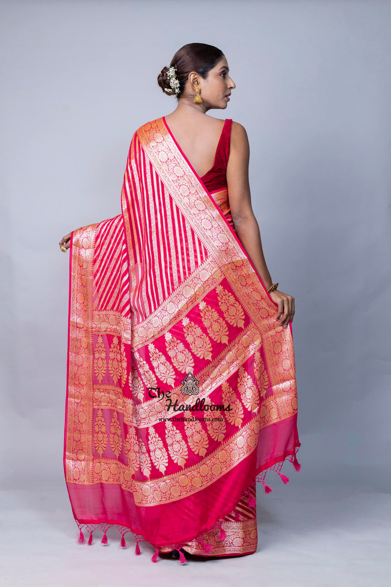 Pure Chiffon Khaddi Banarasi Saree
