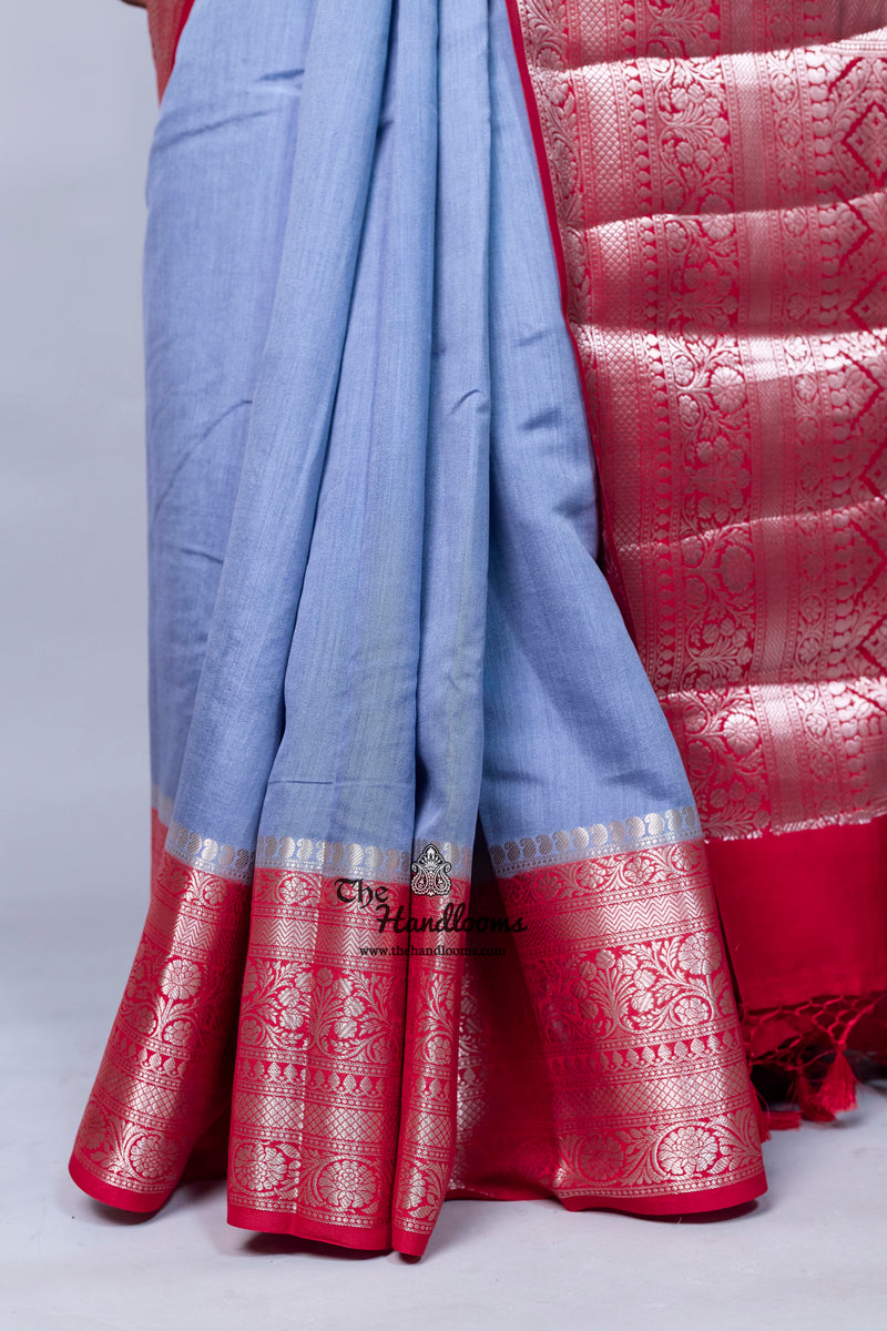 Pure Chiniya Silk Khaddi Handloom Banarasi Saree