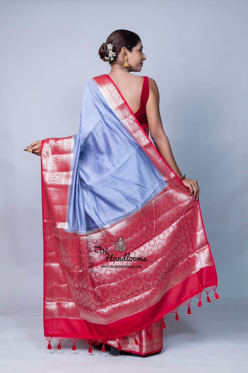 Pure Chiniya Silk Khaddi Handloom Banarasi Saree