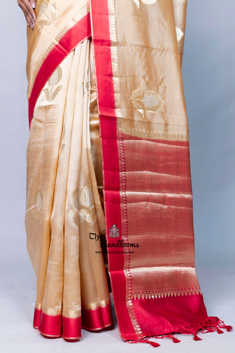Pure Mango Silk Banarasi Handloom Saree