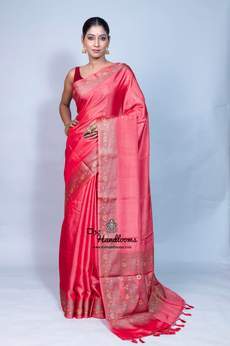 Pure Butter Crepe Banarasi Saree